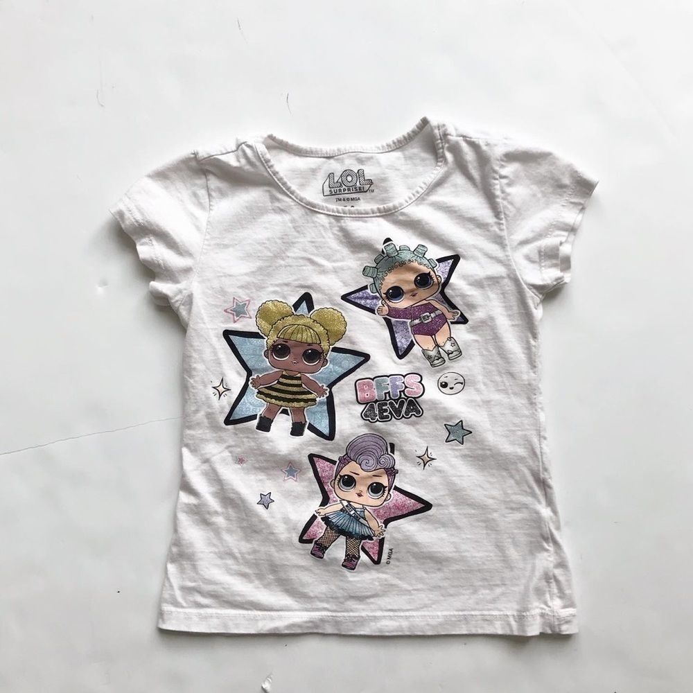 LOL BFF 4EVA t-shirt GUC 5-6Y